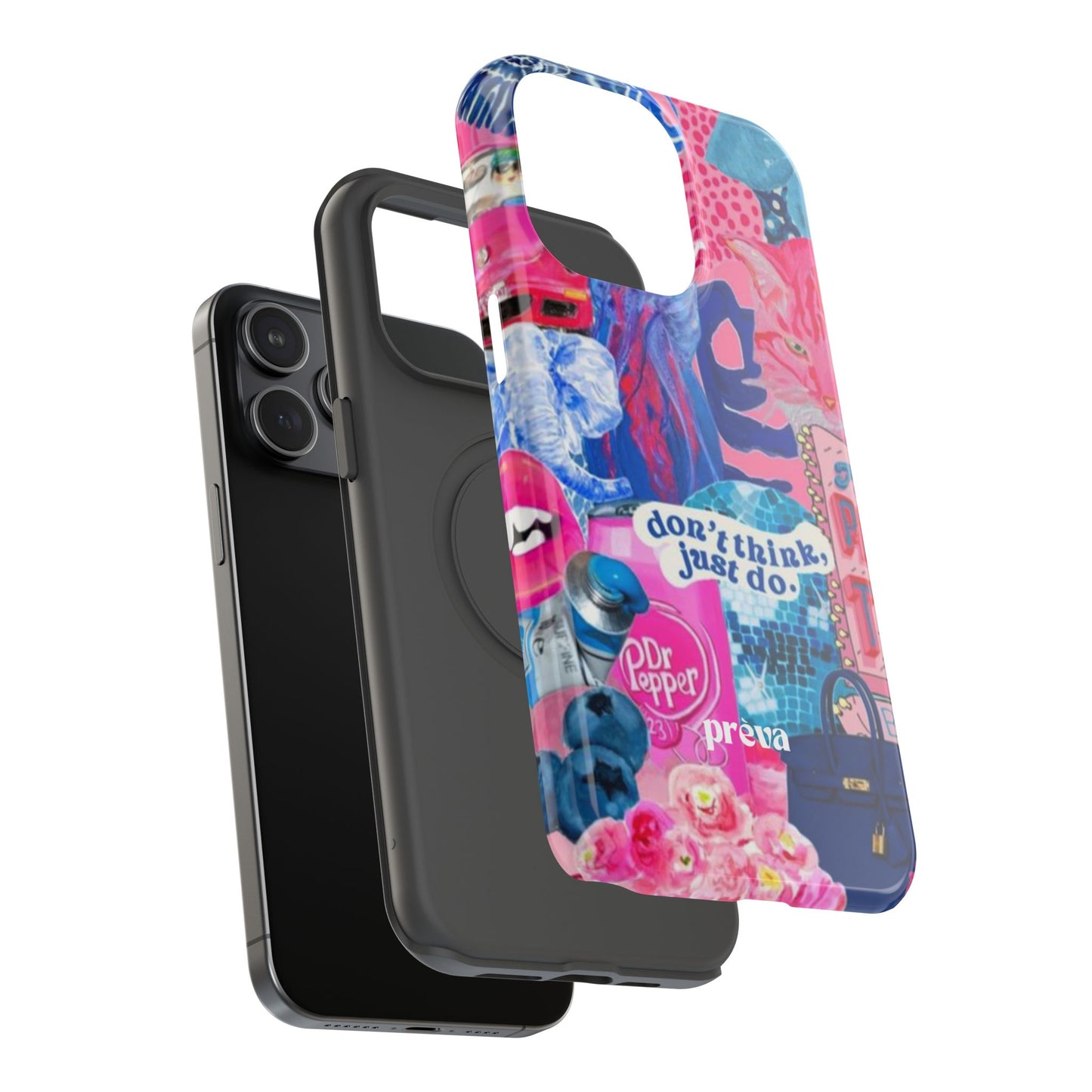 Vibrant Galaxy Collage Phone Case
