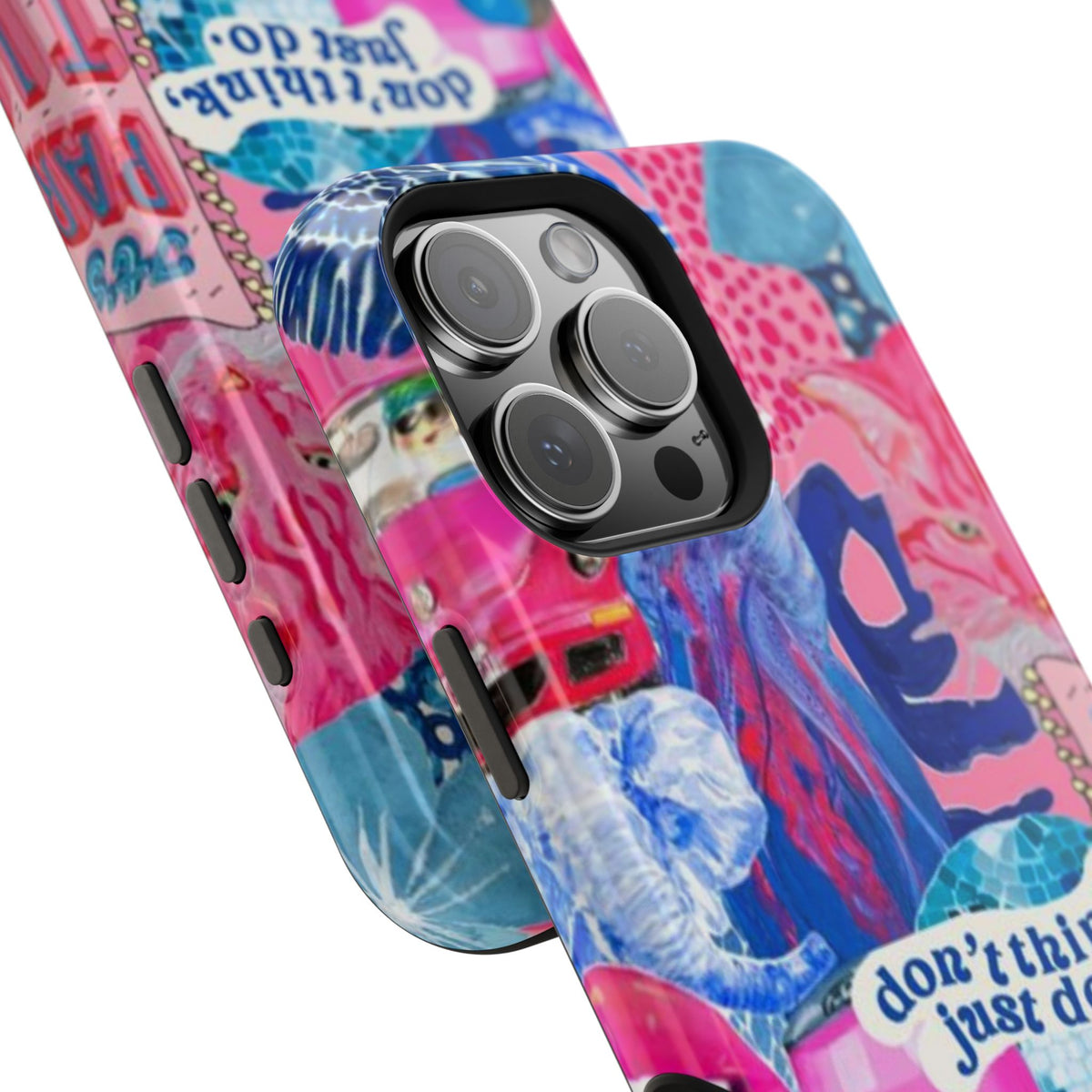 Vibrant Galaxy Collage Phone Case