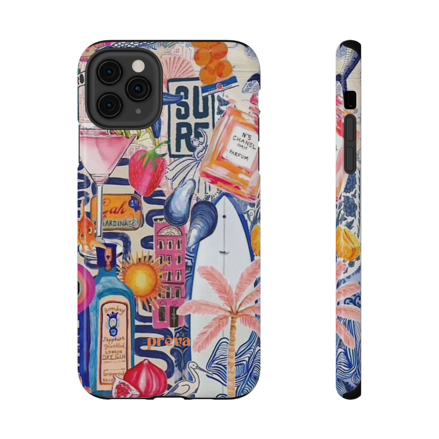 Tropical Beach Collage Phone Case