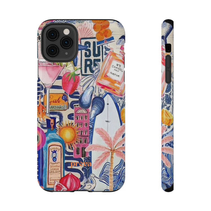 Tropical Beach Collage Phone Case