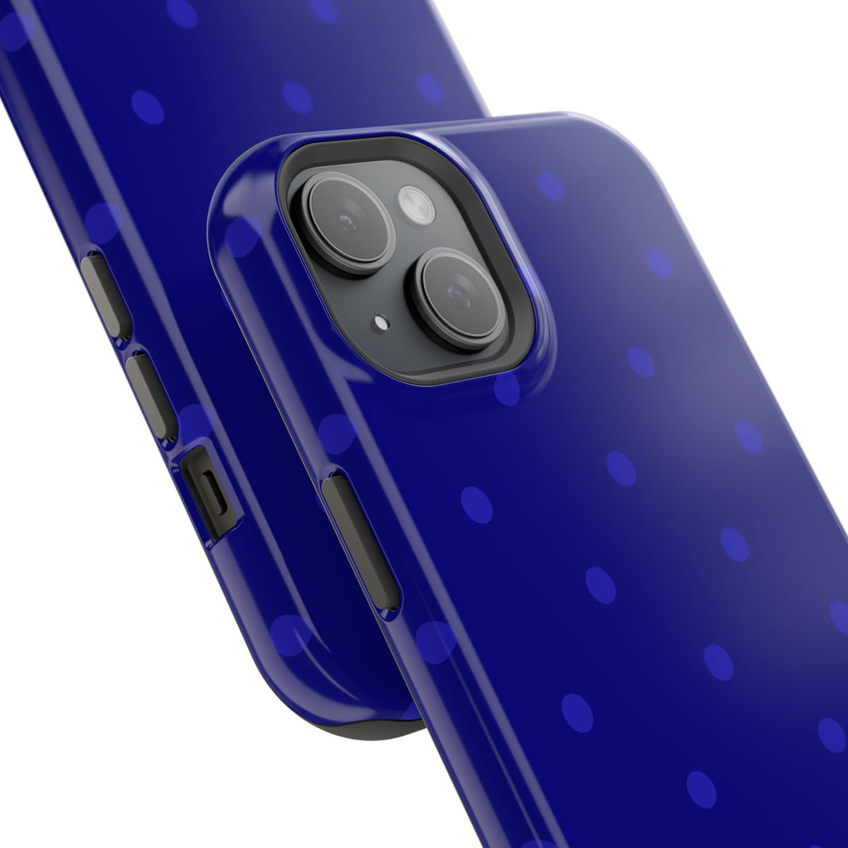 Dark Blue Polka Dots Phone Case