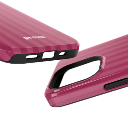 Magenta Stripes Phone Case