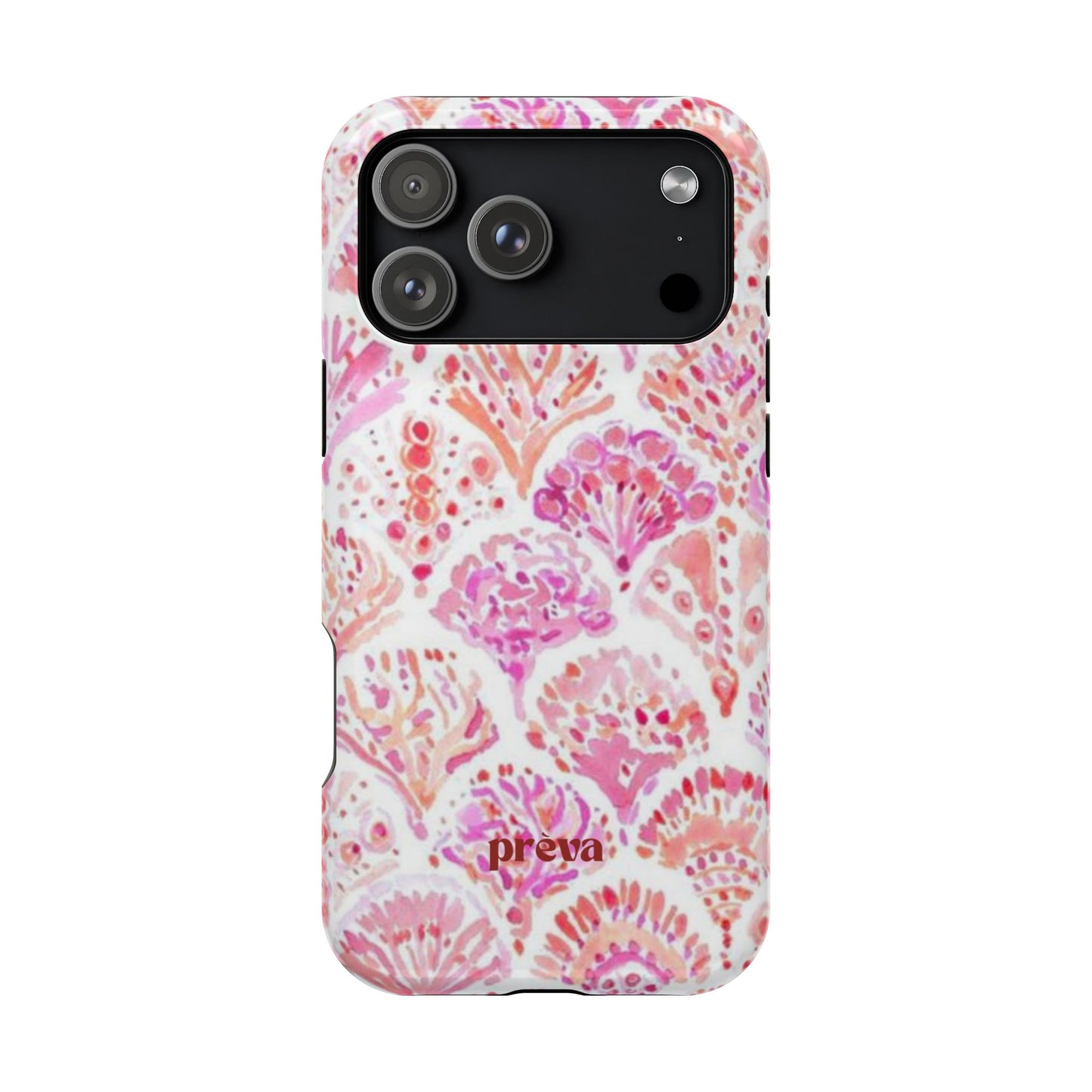 Pink Shell Watercolor Phone Case