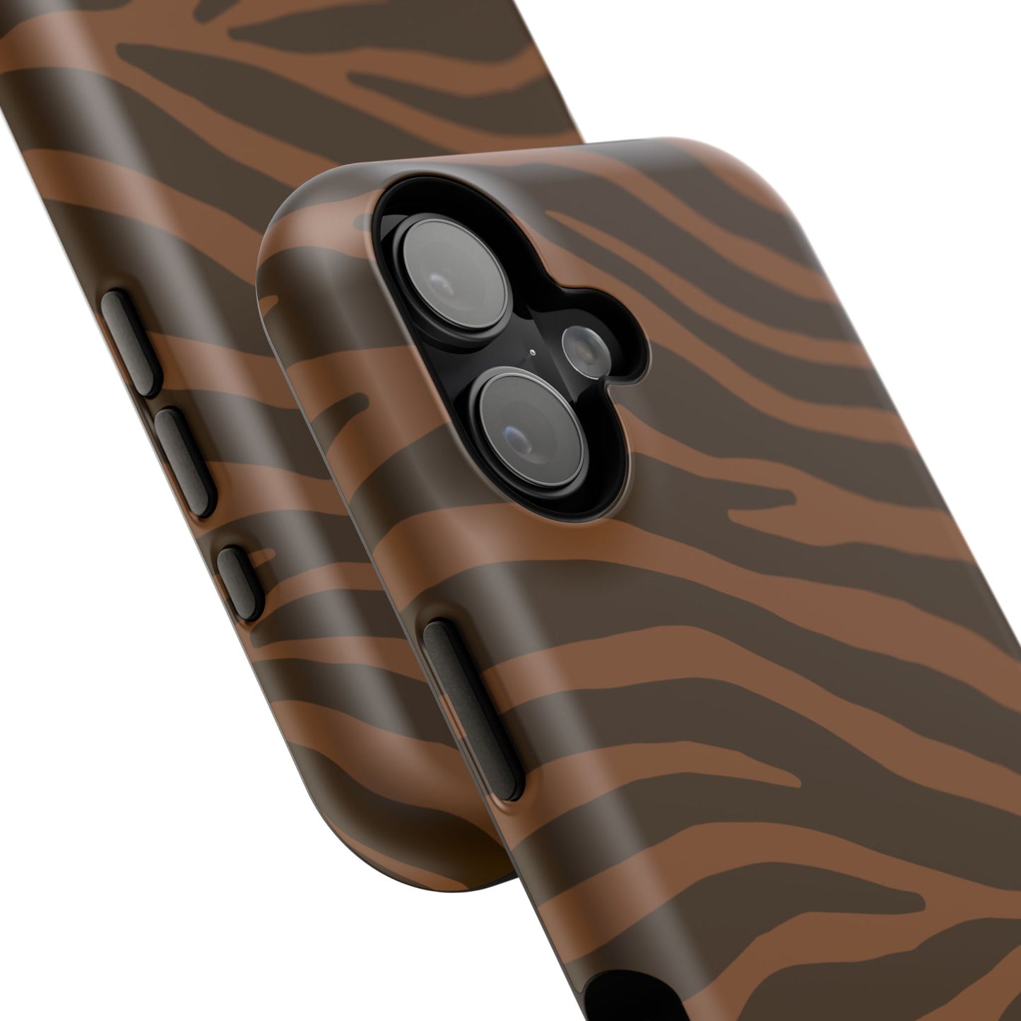 Brown Tiger Stripe Phone Case