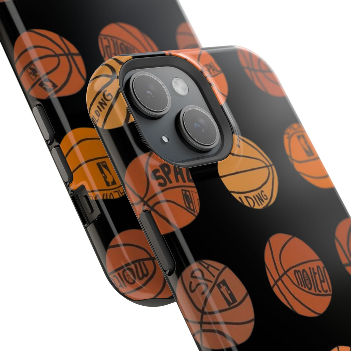 Black Basketball Phone Case