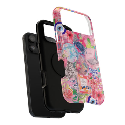 Floral & Pink Collage Phone Case
