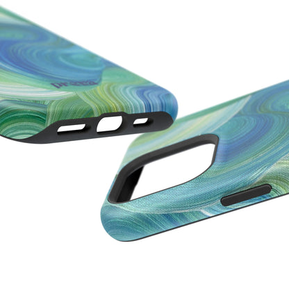Swirling Ocean Impact-Resistant Phone Case