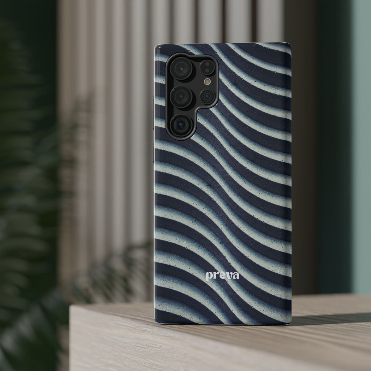 Navy Waves Phone Case