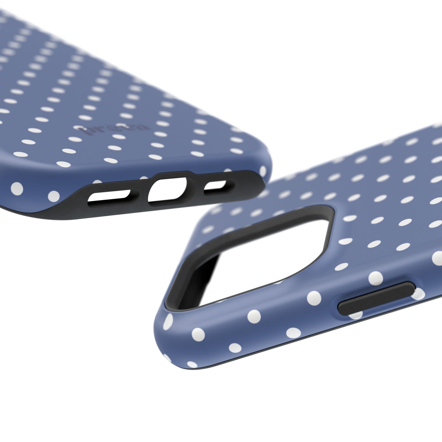 Navy Polka Dot Phone Case