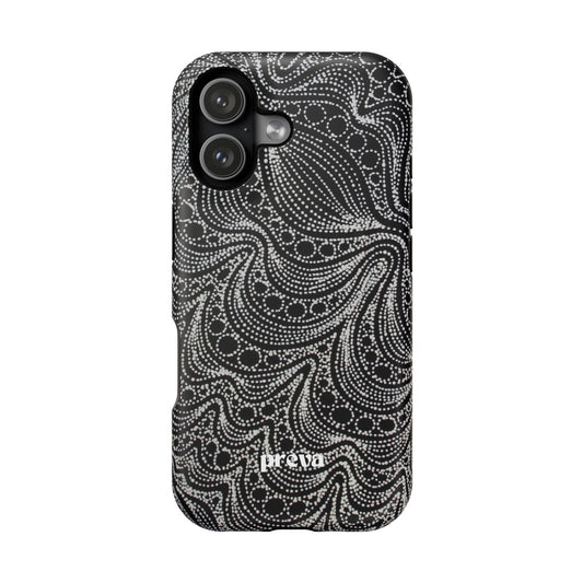 Abstract Midnight Lace Phone Case
