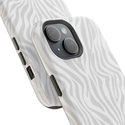 Zebra White Wave Phone Case