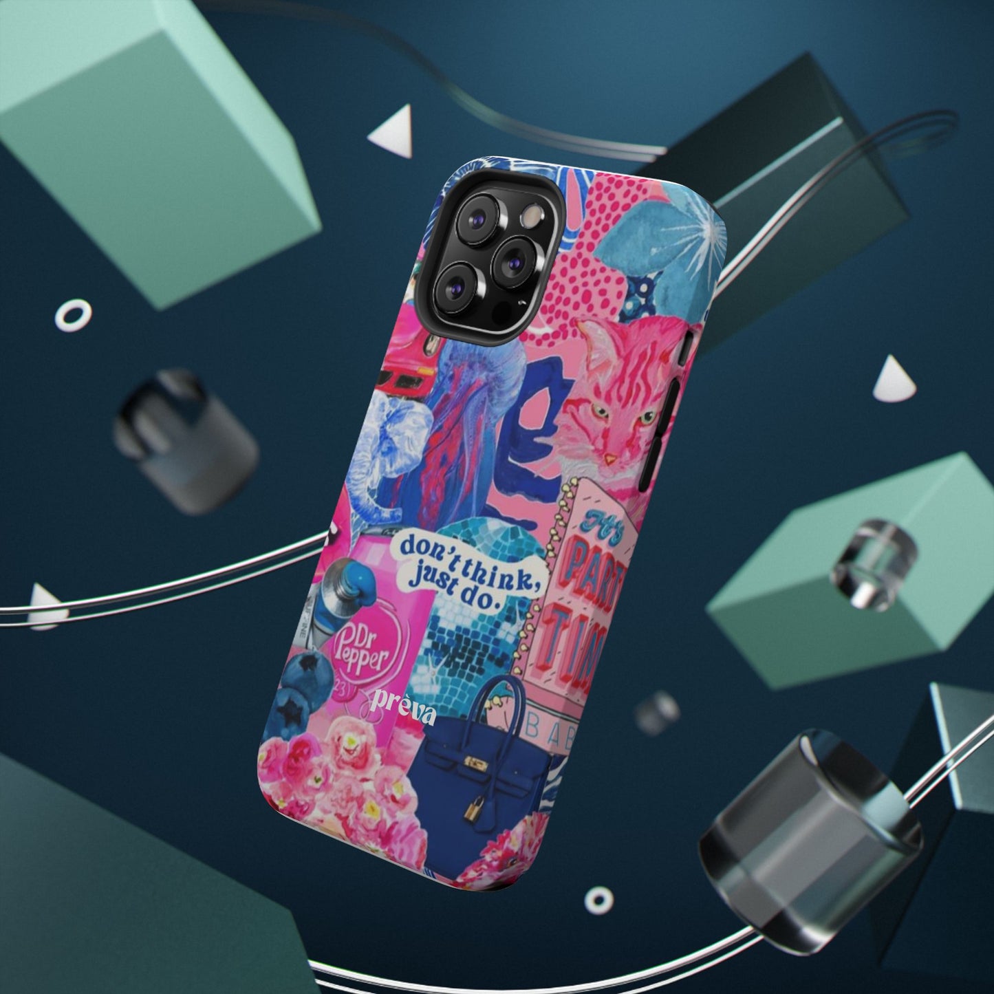Vibrant Galaxy Collage Phone Case