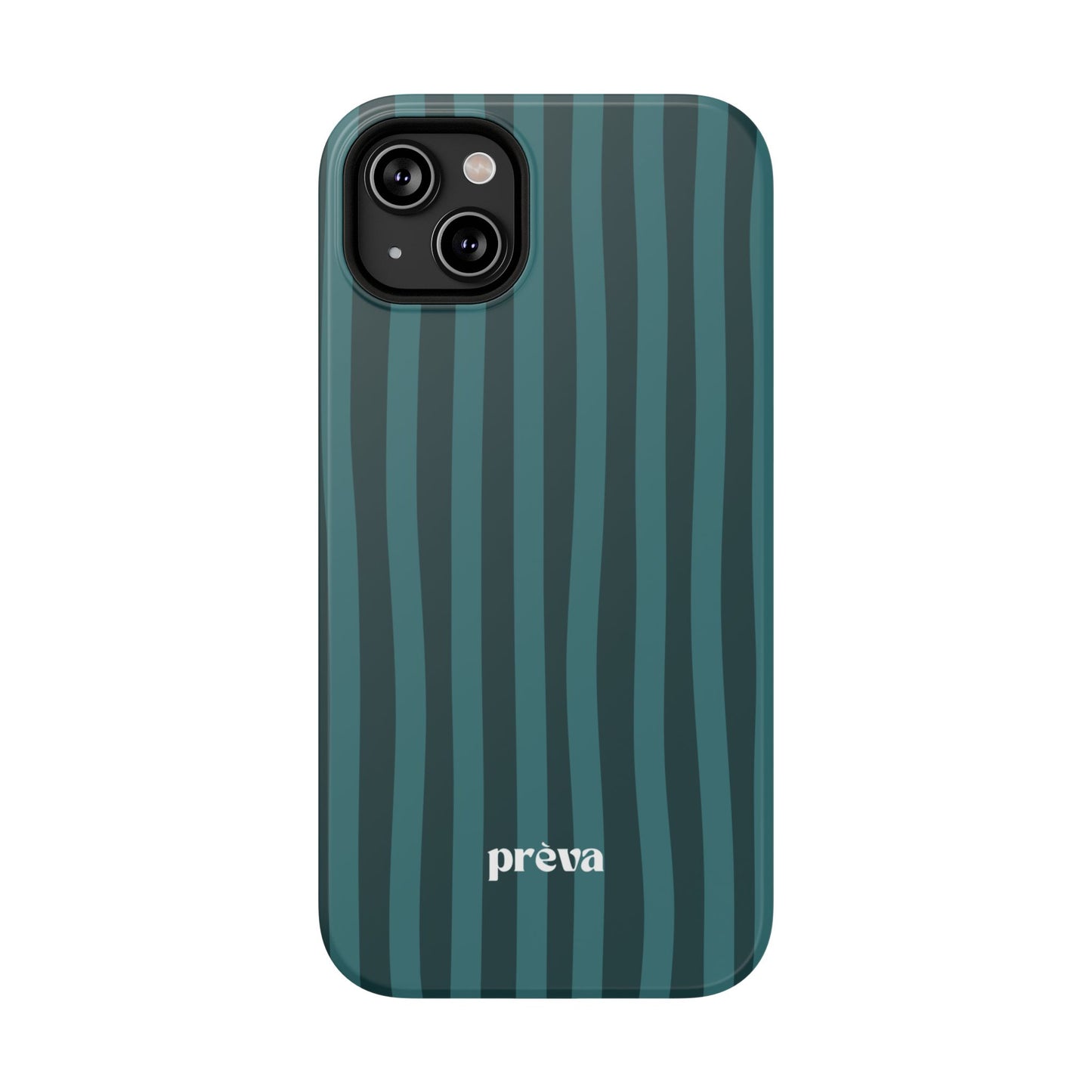 Dark Stripes Turquoise Phone Case