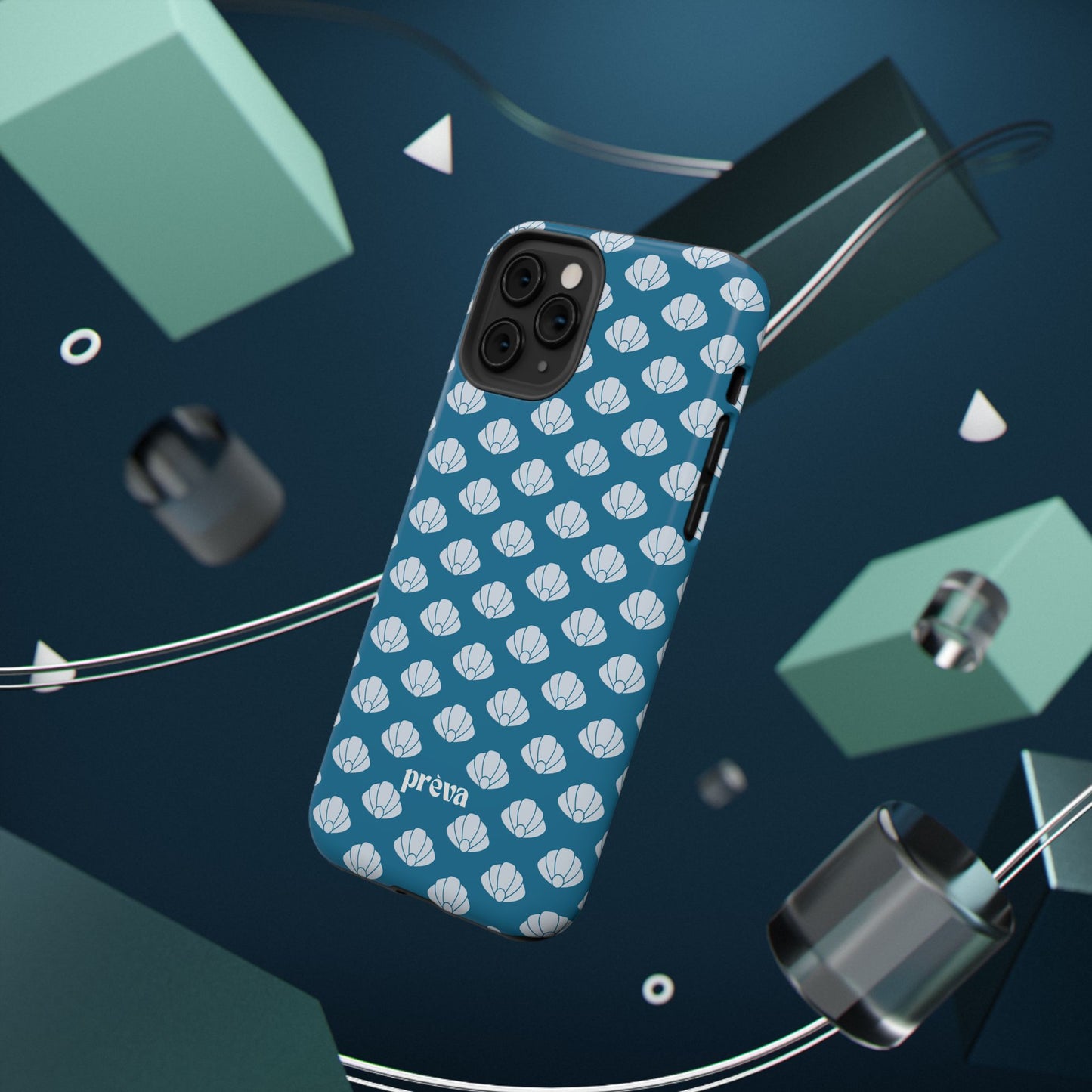 Shellfull teal Phone Case