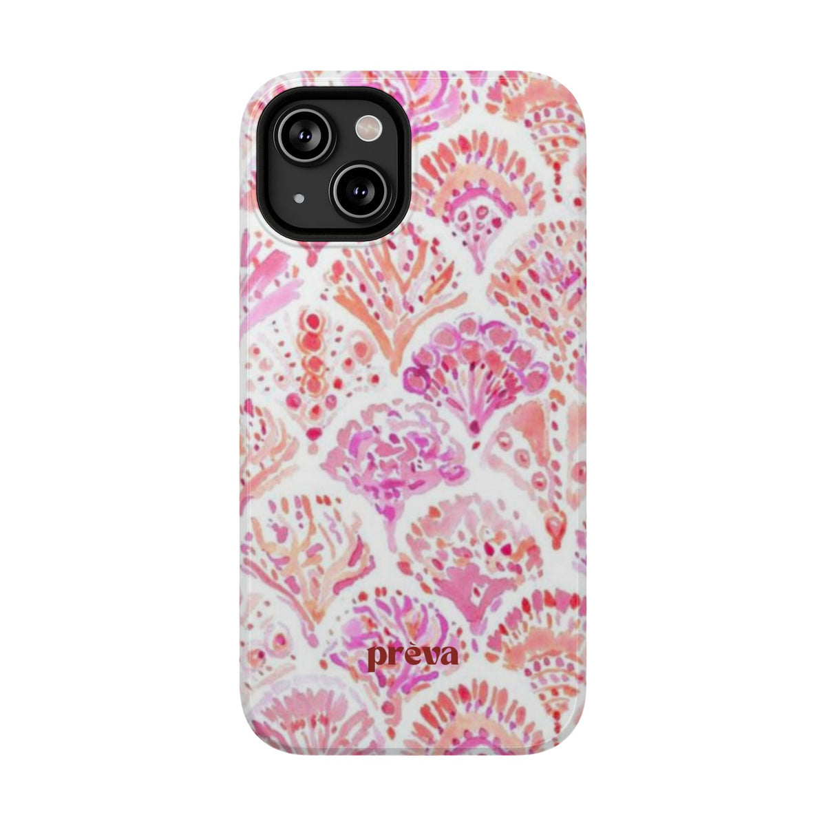 Pink Shell Watercolor Phone Case