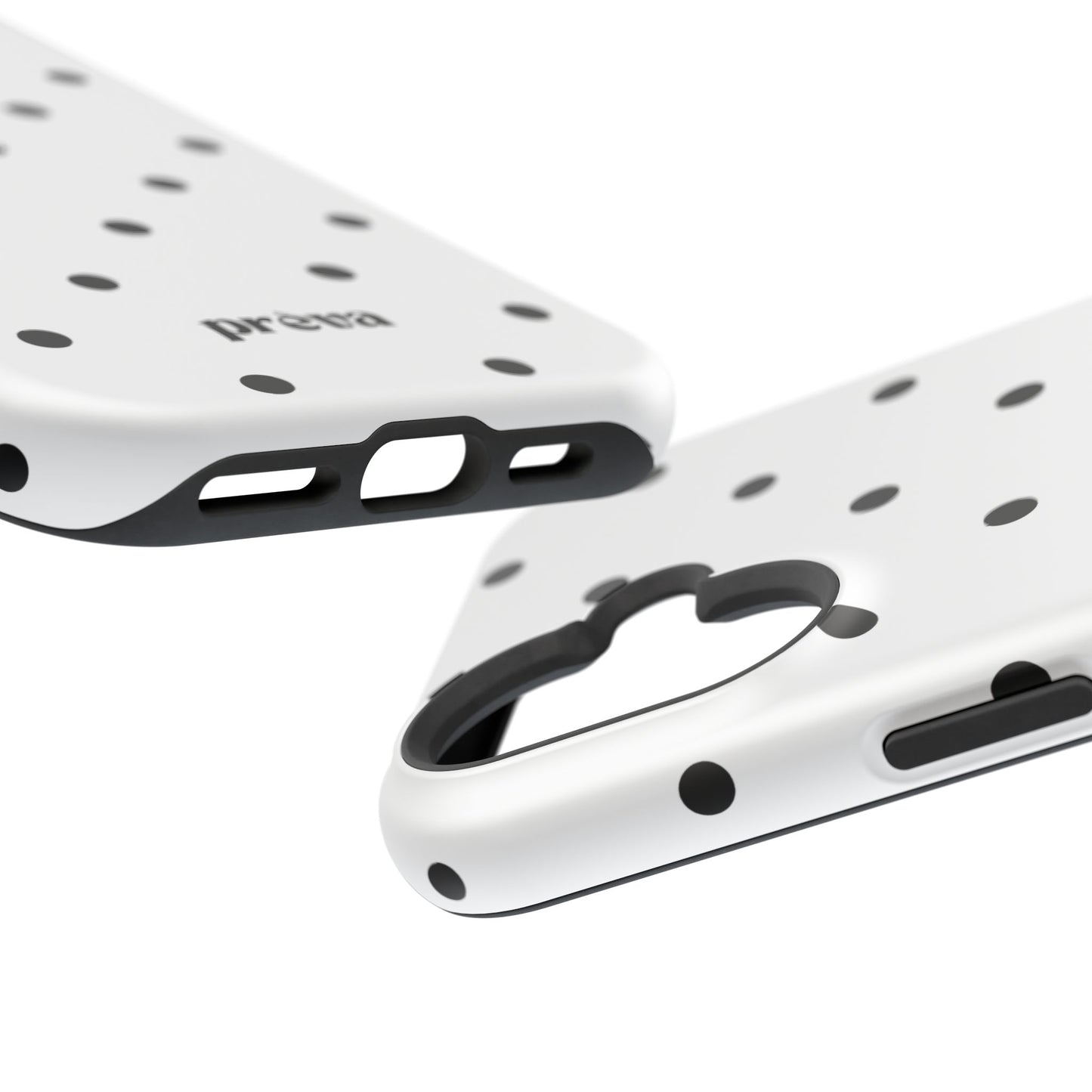 B&W polka dots Phone Case