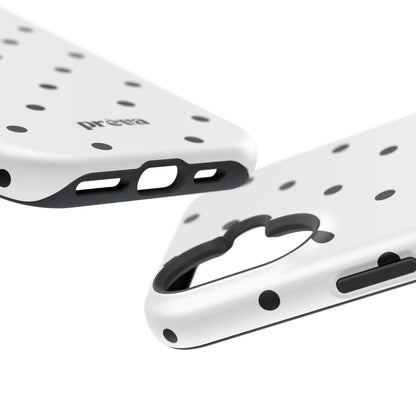 B&W polka dots Phone Case