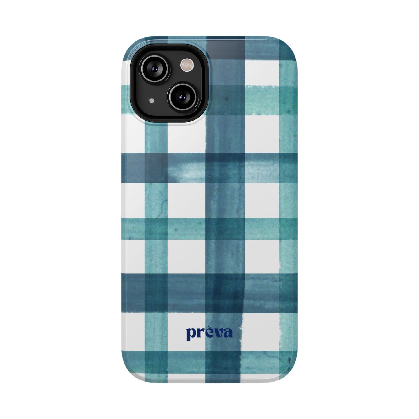 Teal Plaid Phone Case