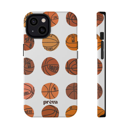 White Basketball Phone Case