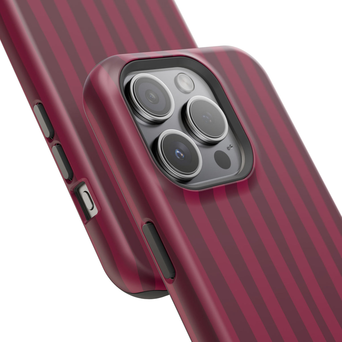 Burgandy Stripes x Ava Dudderar Phone Case