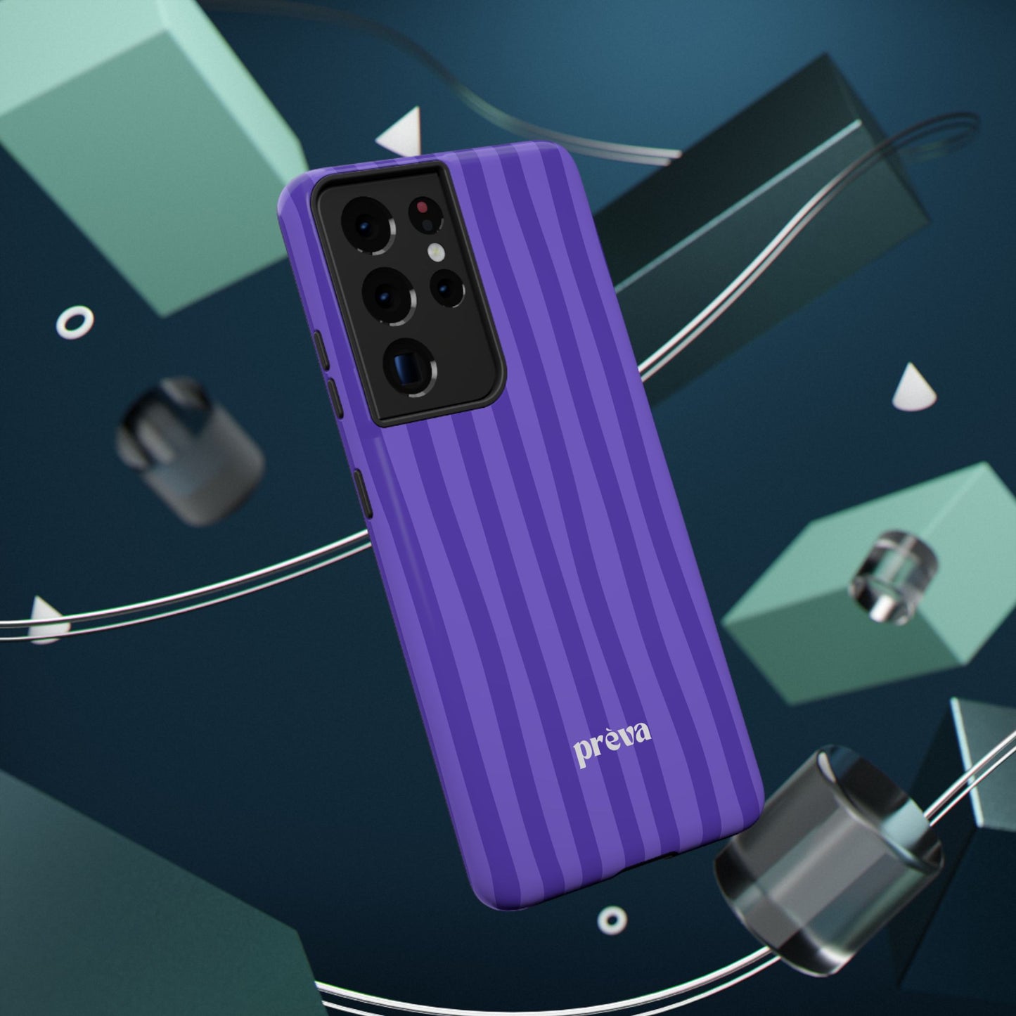 Dark Purple Stripes Phone Case