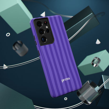 Dark Purple Stripes Phone Case