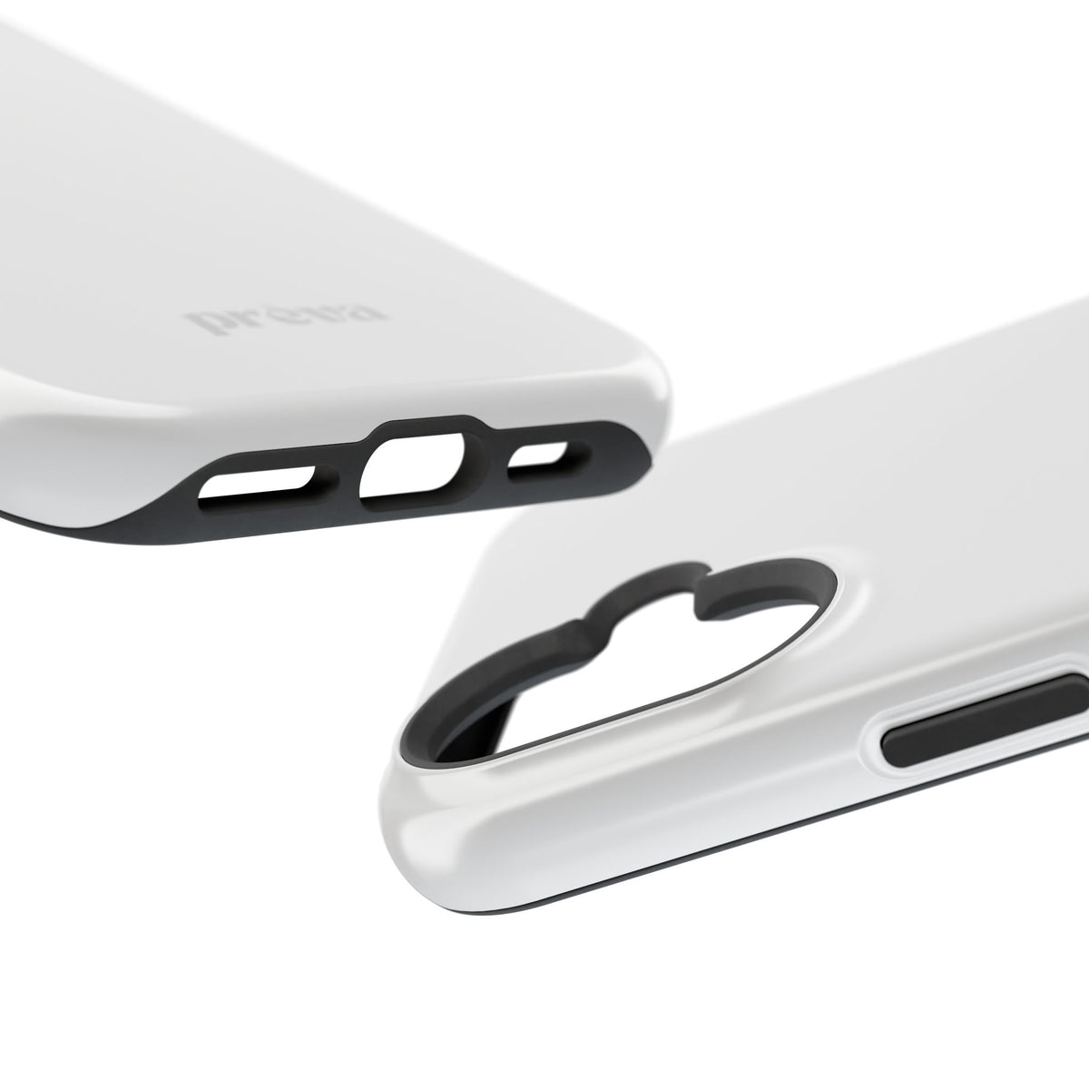 White & Grey Phone Case