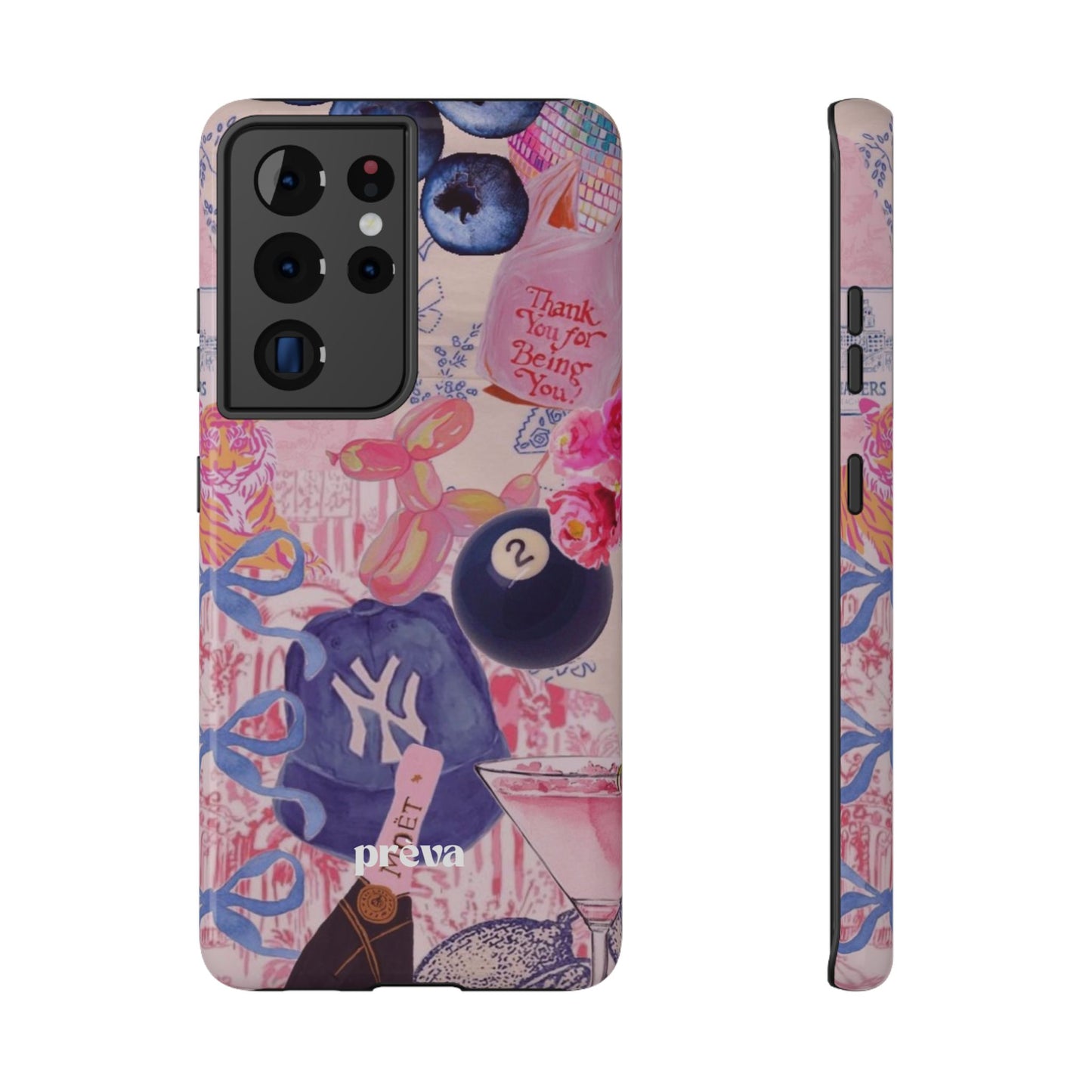 Retro 8 Ball Collage Phone Case