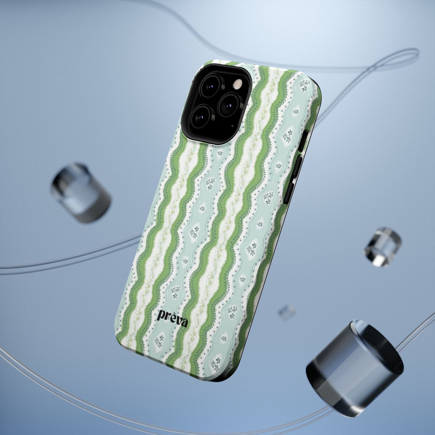 Green Waves Phone Case