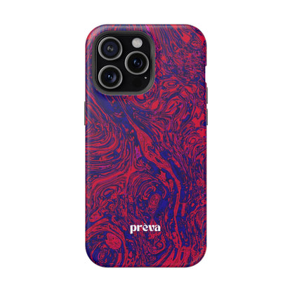 Marbled Red & Purple Impact Phone Case