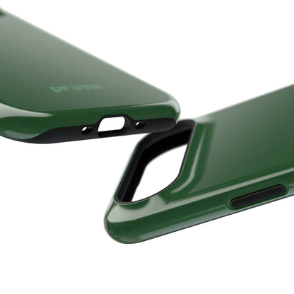 Impact-Resistant Phone Case — Forest Green Slim Armor