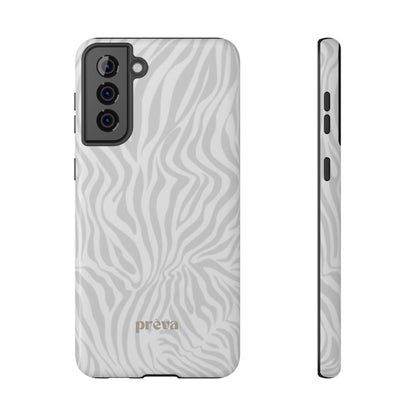 Zebra White Wave Phone Case