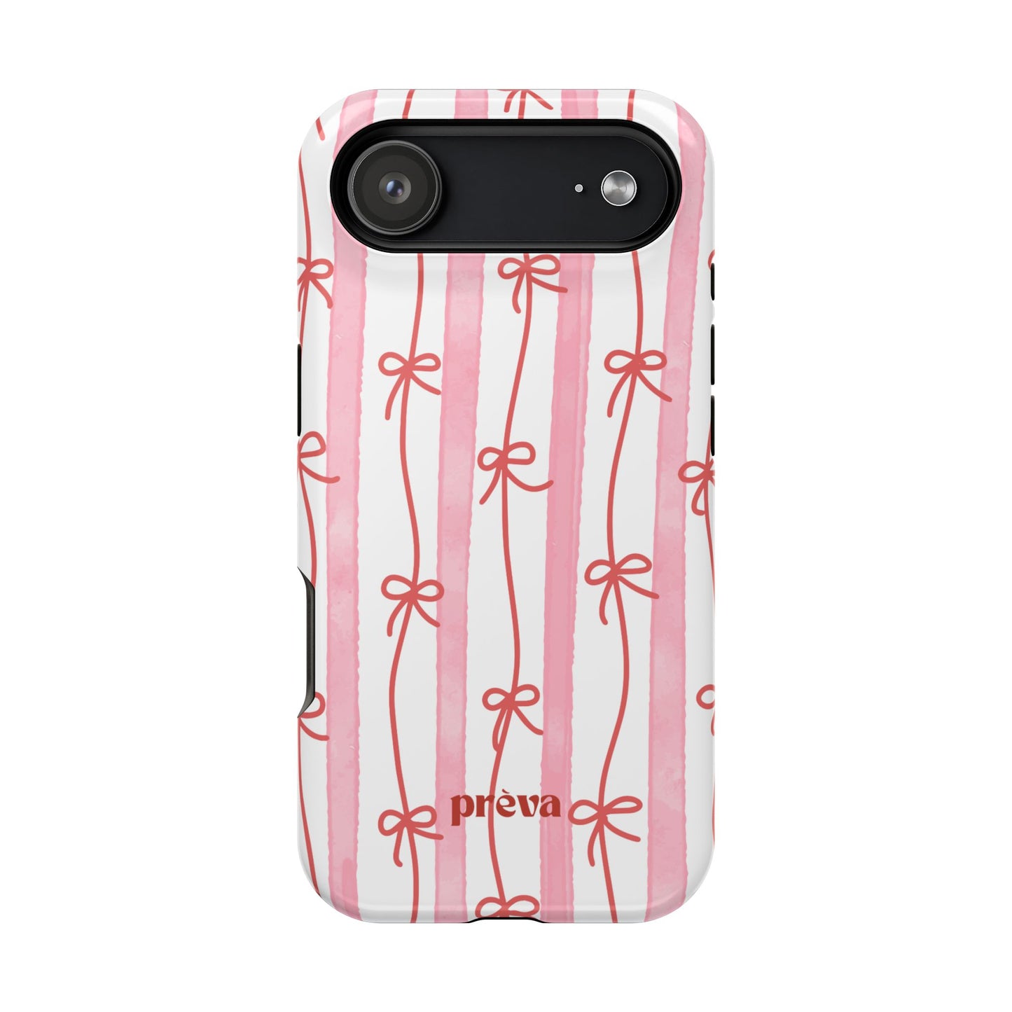 Pink Bow Chain Phone Case