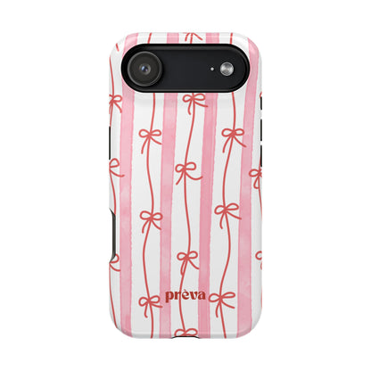 Pink Bow Chain Phone Case