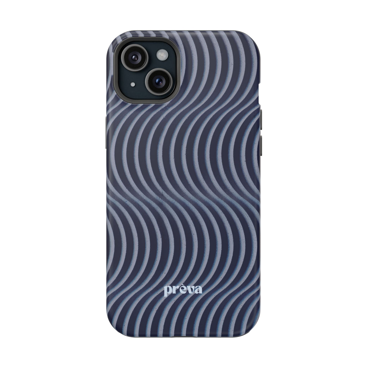 Wavy Navy Phone Case