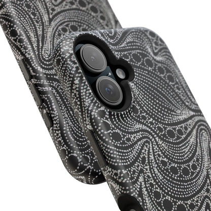 Abstract Midnight Lace Phone Case