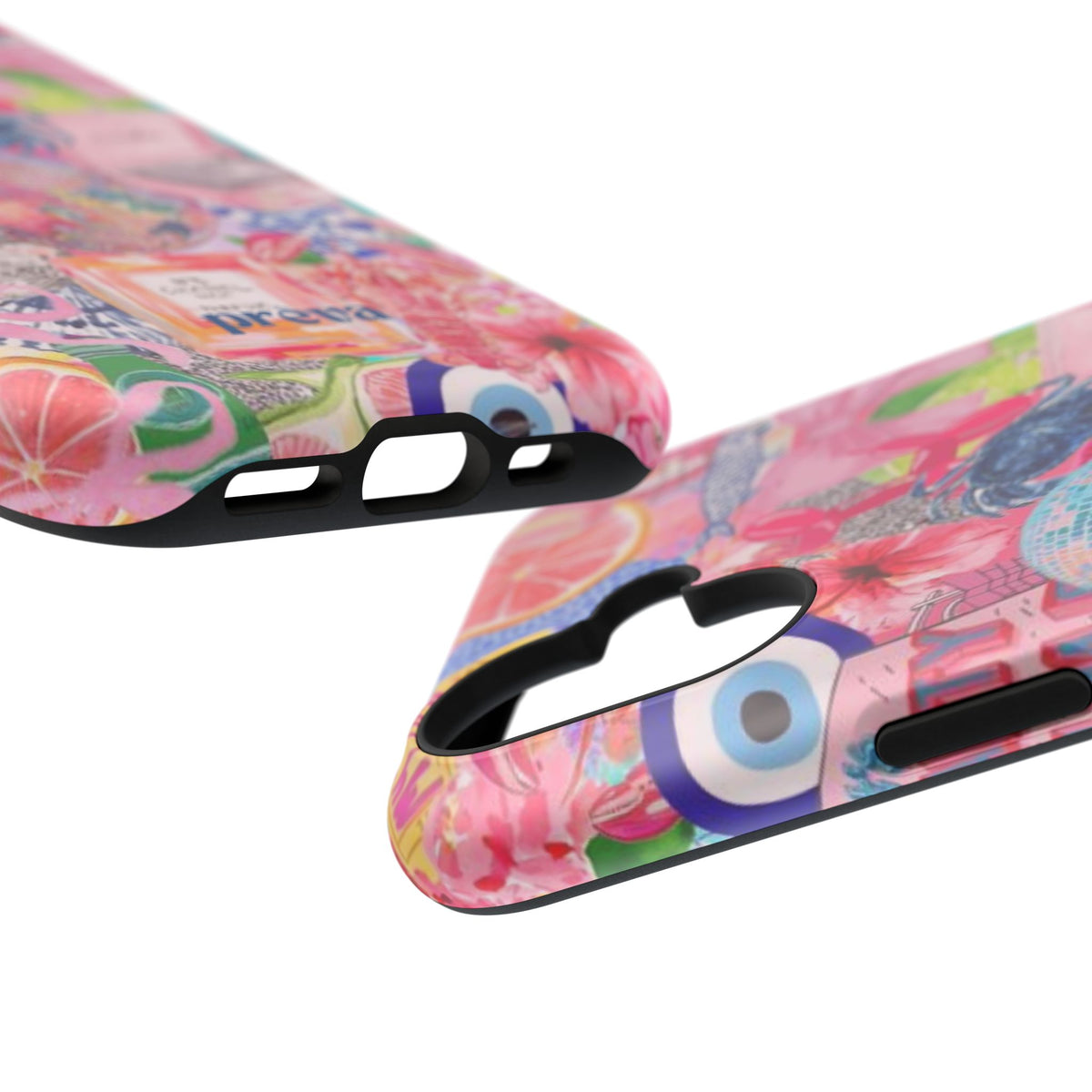Floral & Pink Collage Phone Case