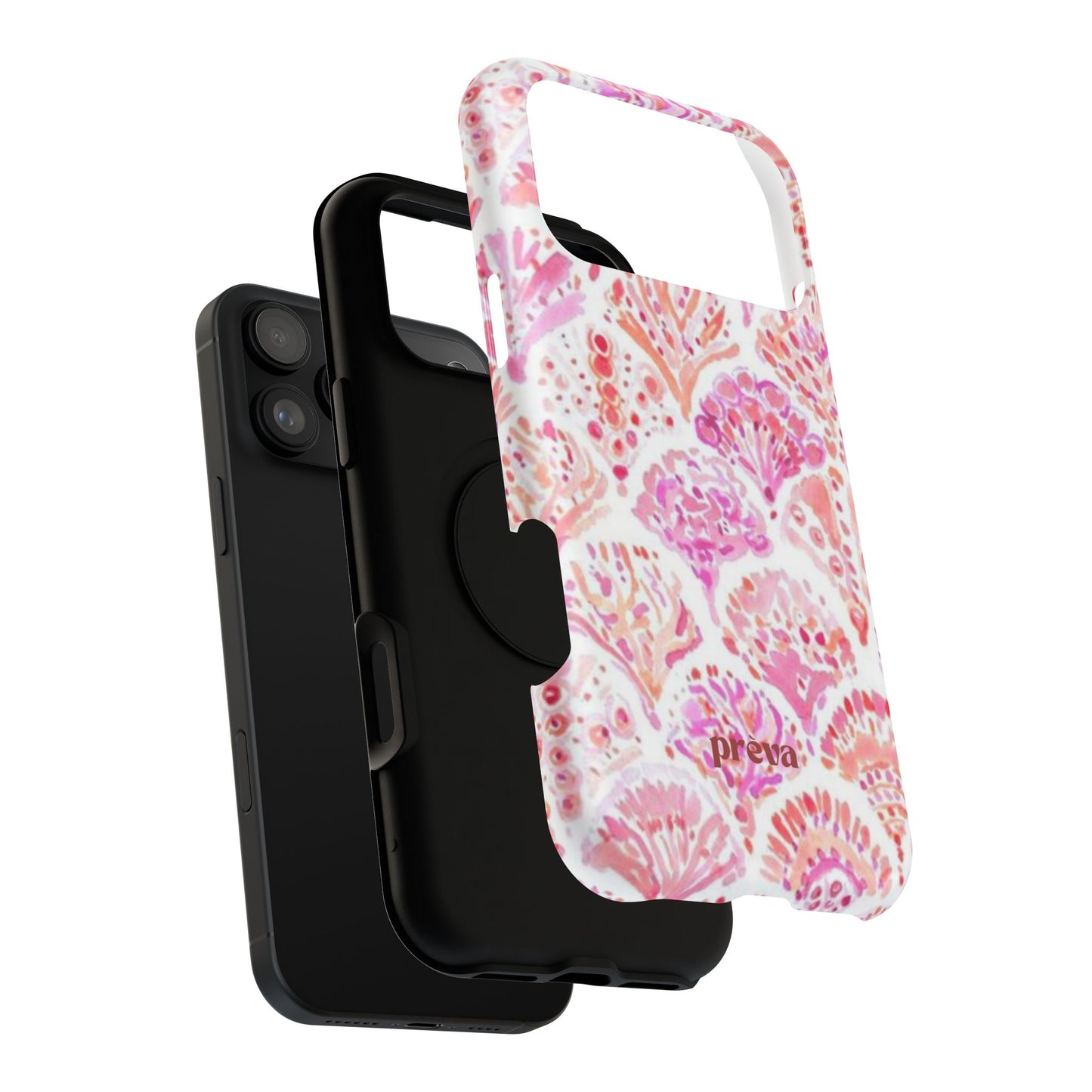 Pink Shell Watercolor Phone Case