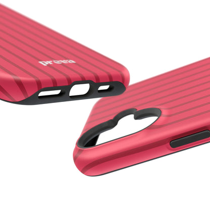 Pinky Red Stripes Phone Case
