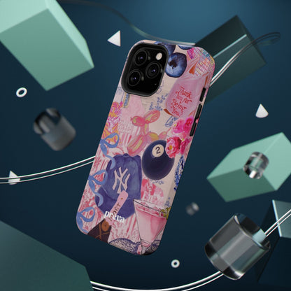 Retro 8 Ball Collage Phone Case