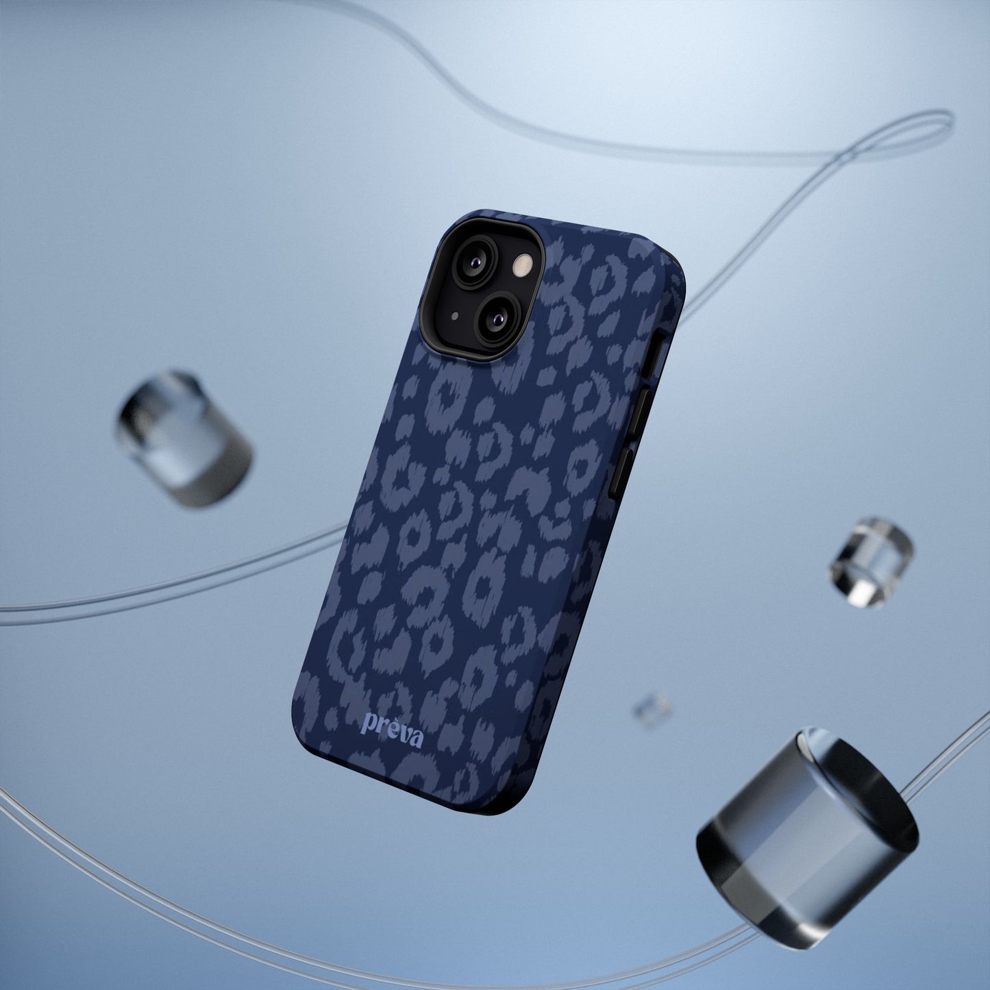 Navy Leopard  Phone Case