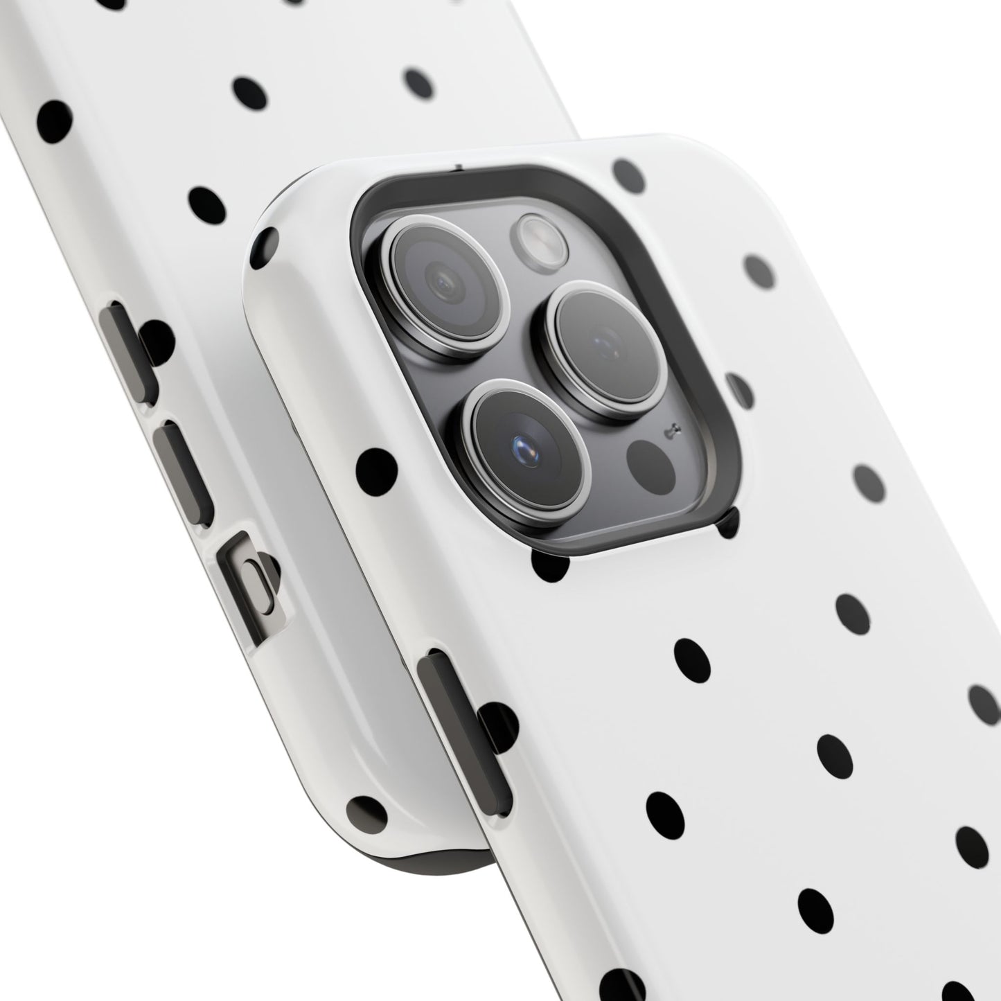 B&W polka dots Phone Case