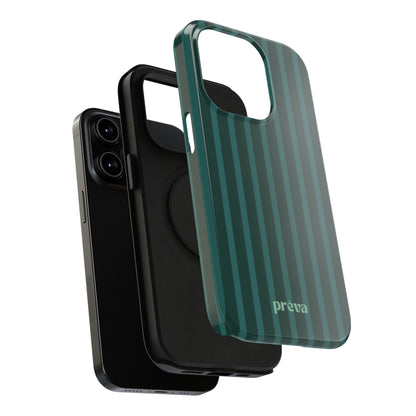 Striped Green Phone Case