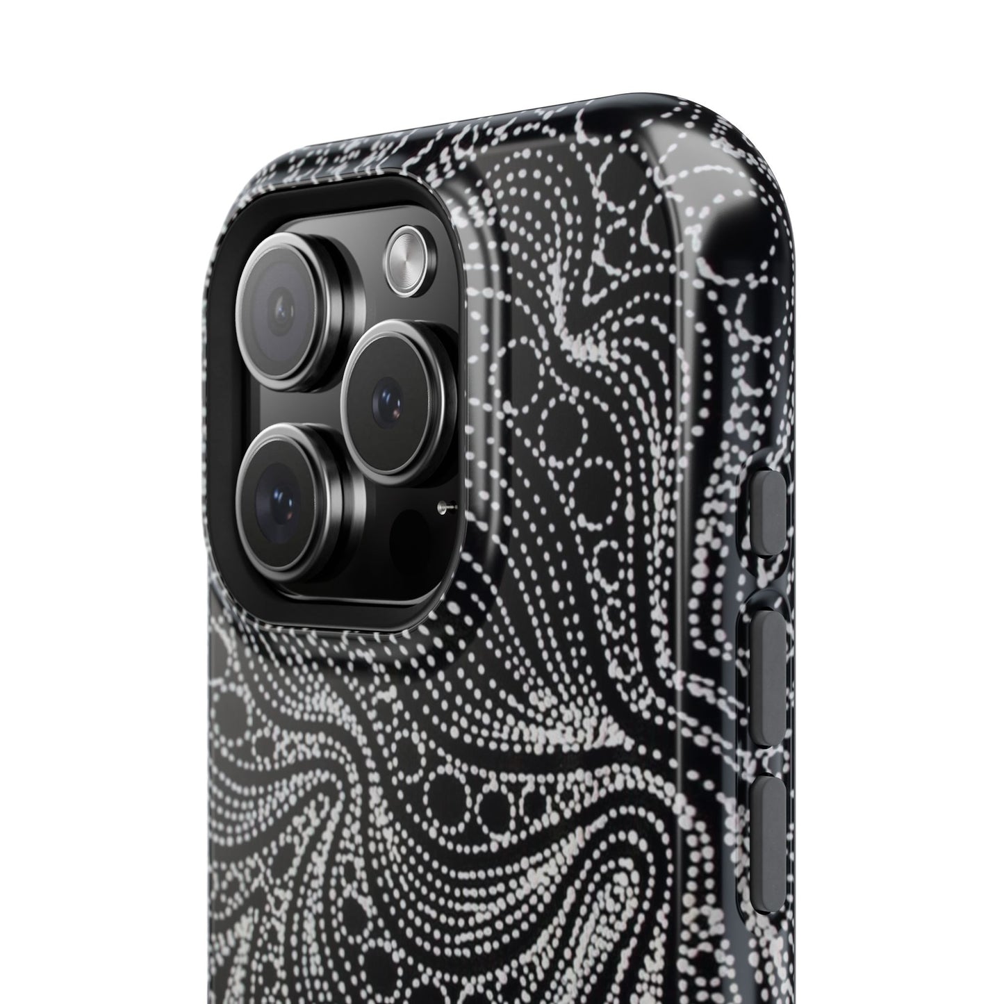 Abstract Midnight Lace Phone Case