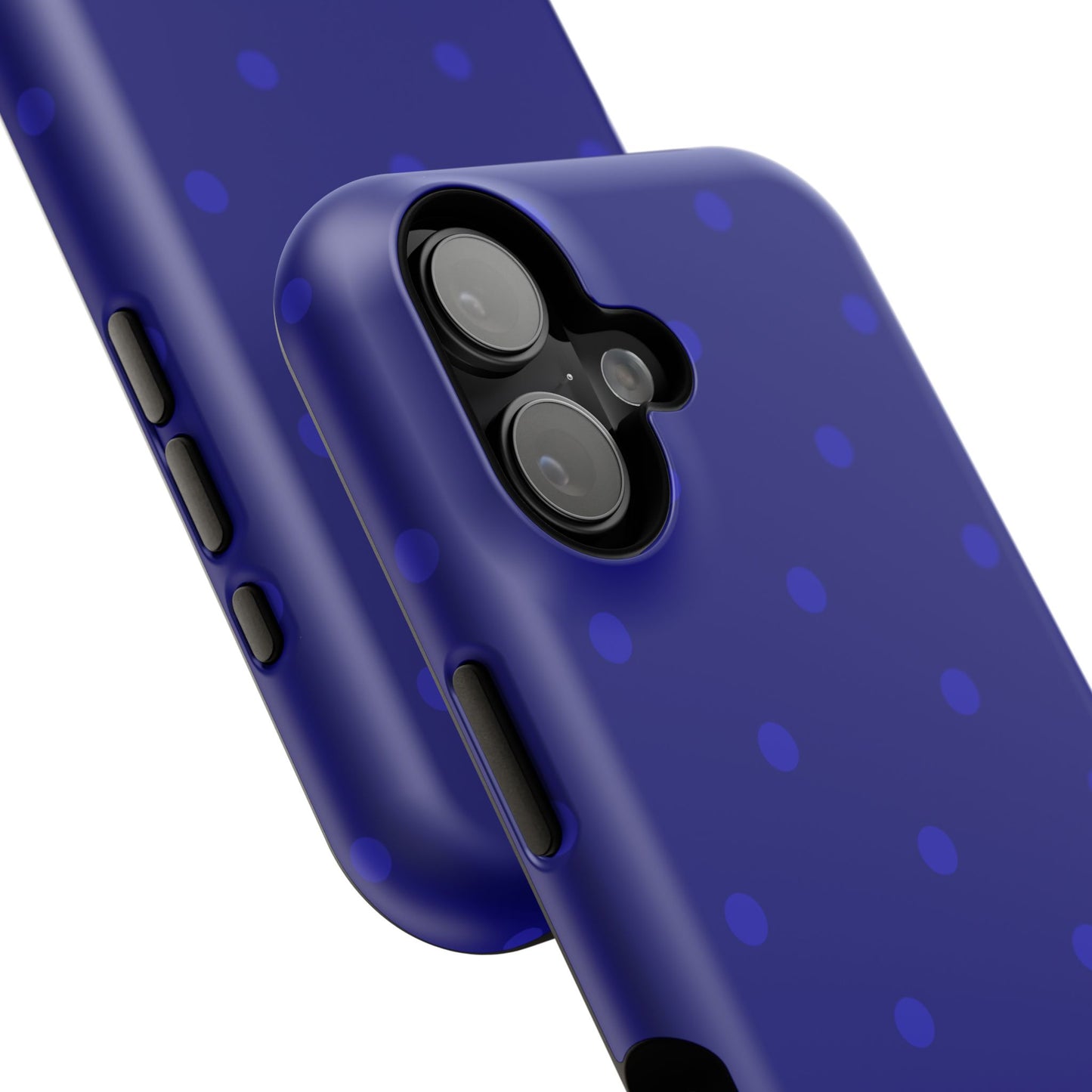 Dark Blue Polka Dots Phone Case
