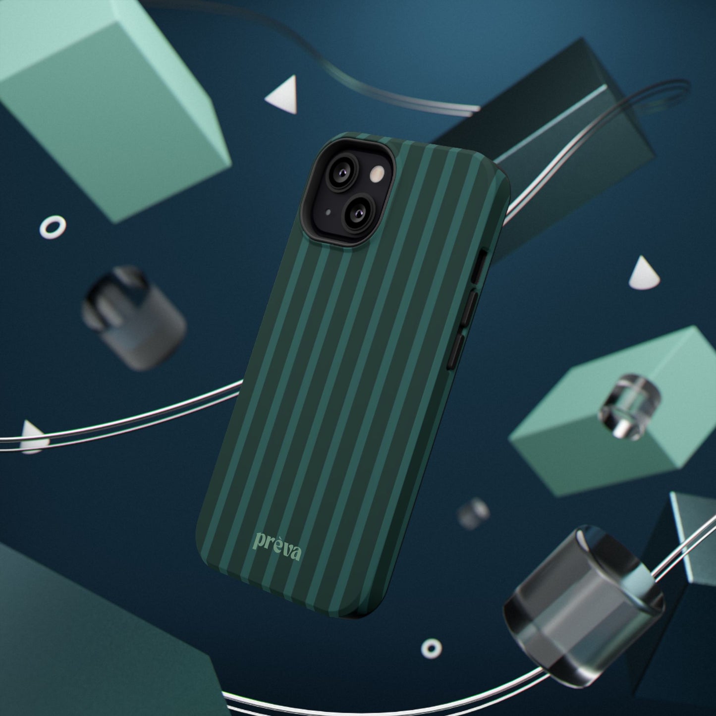 Striped Green Phone Case