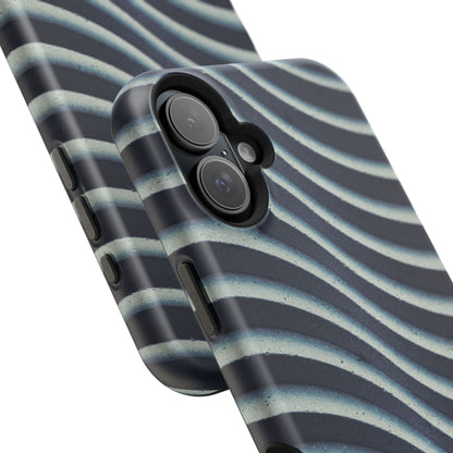 Navy Waves Phone Case