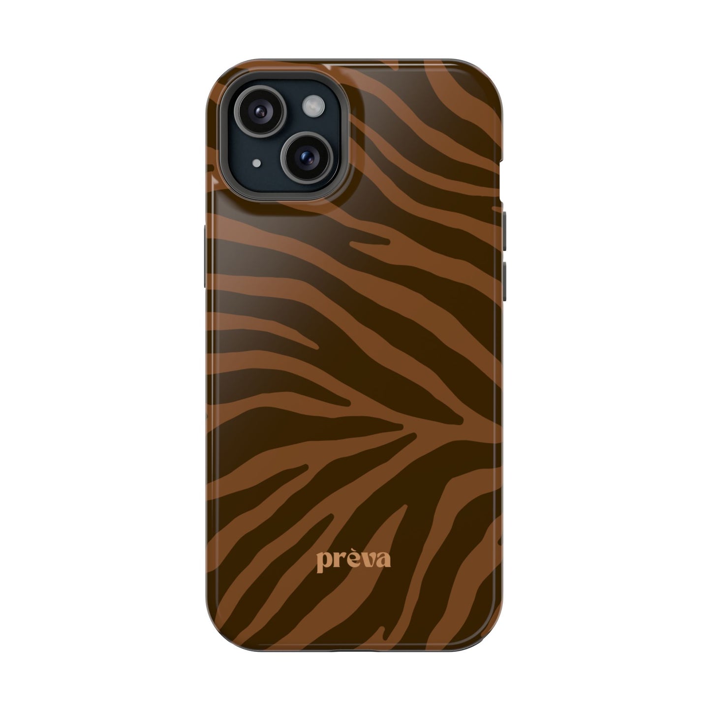 Brown Tiger Stripe Phone Case