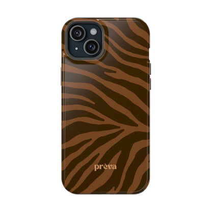 Brown Tiger Stripe Phone Case