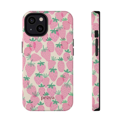 Pink Strawberry Phone Case